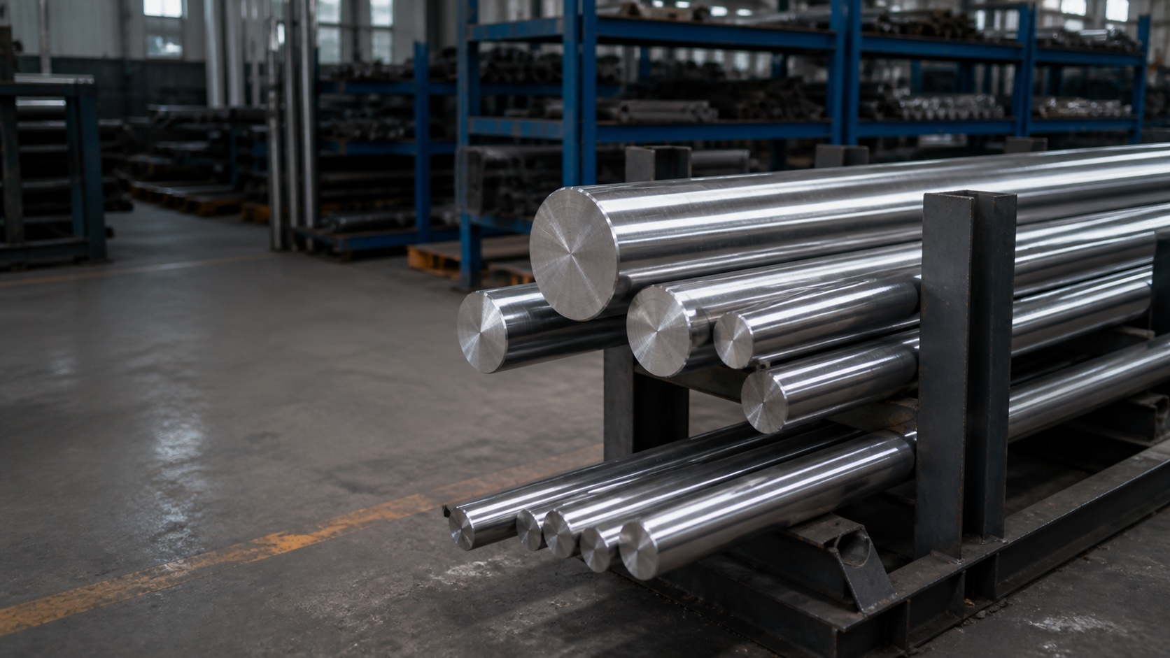 Chrome shafts and ground bars