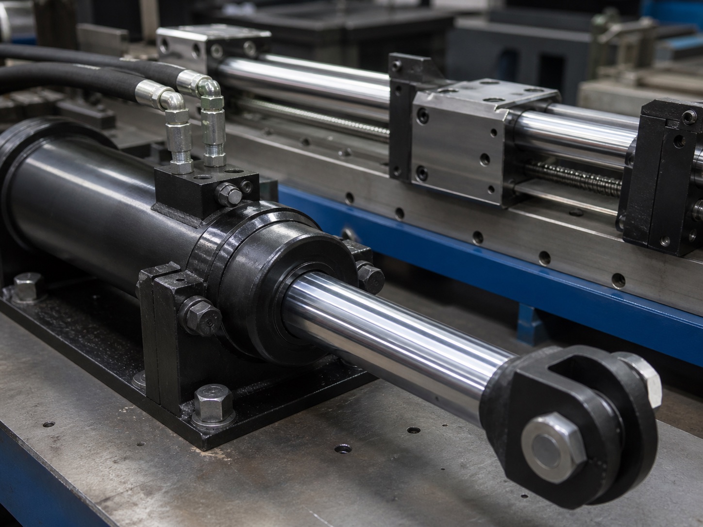 Chrome shafts in hydraulic and linear-motion equipment